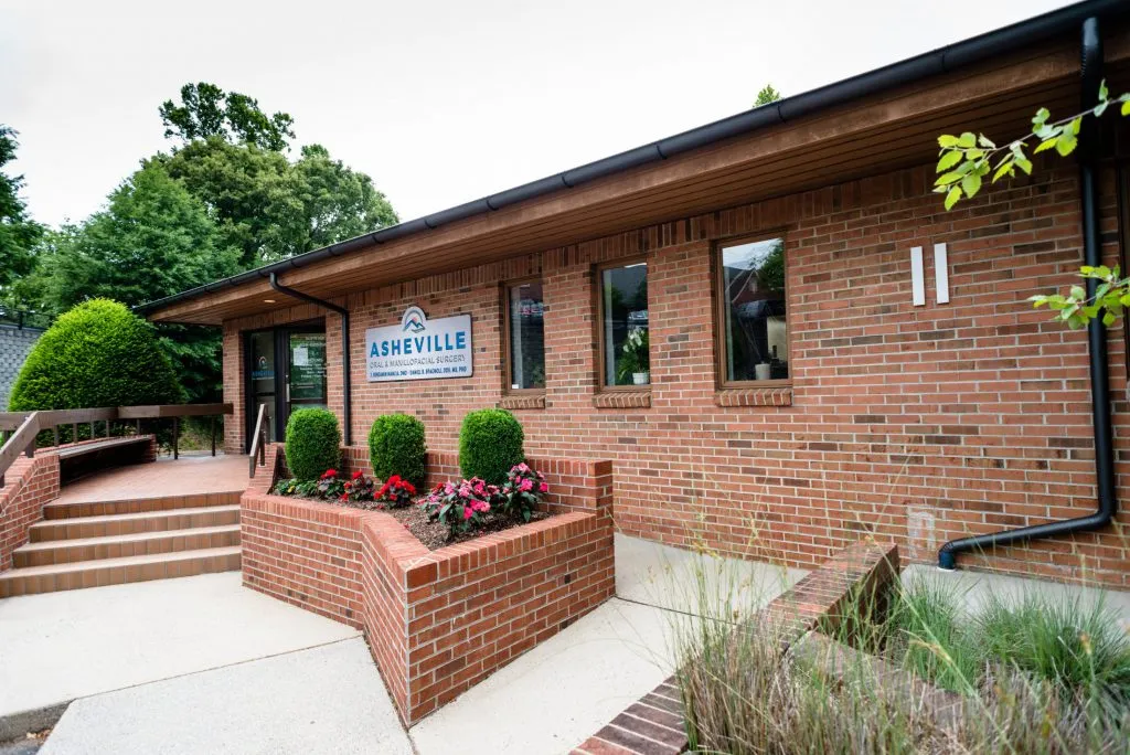 Asheville Oral & Maxillofacial Surgery side of office bulding